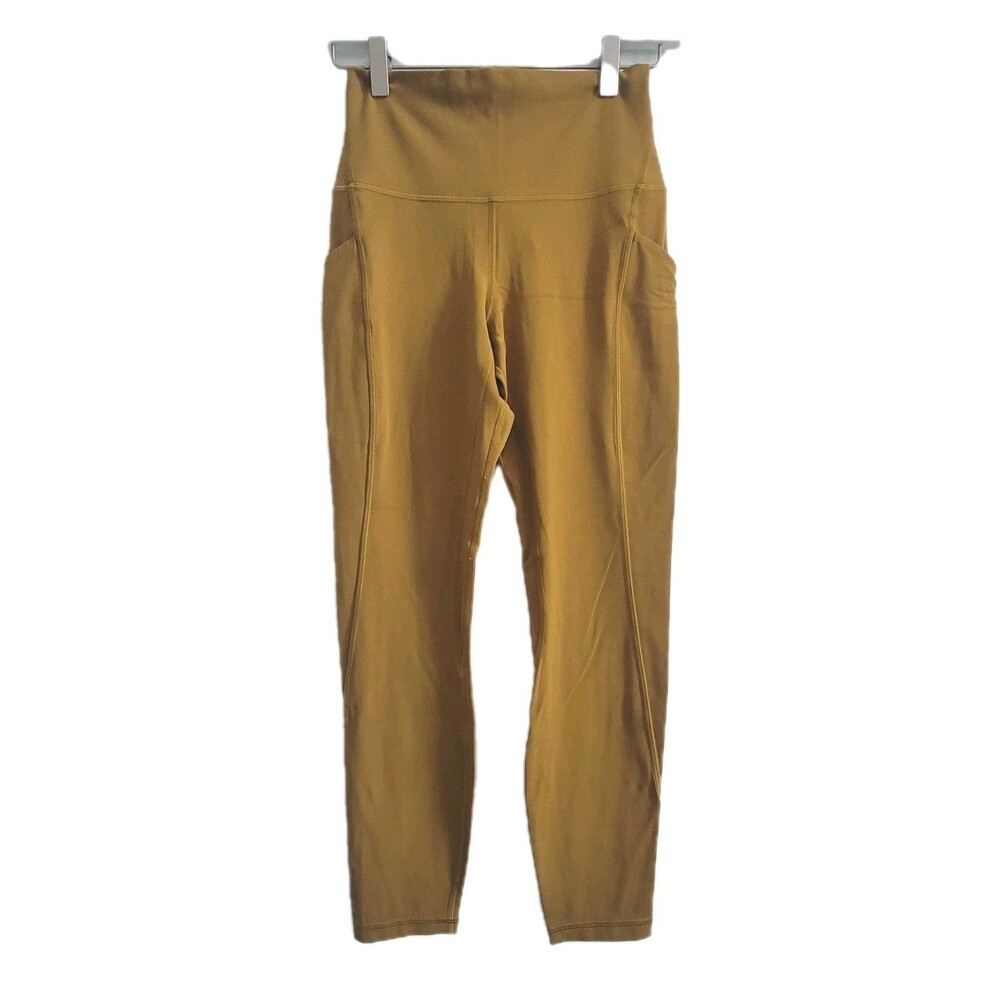 Lululemon Align Hi Rise Pant Pockets Size 6 Spiced Bronze Leggings Nulu - Picture 1 of 16